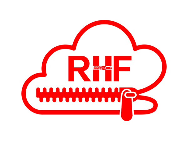 RHF ZIPPER LOGO