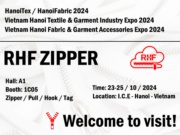 2024 Hanoi Exhibition RHF zipper booth invitation