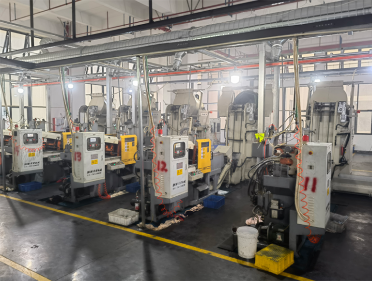 Metal zipper die-casting workshop at RHF Zipper factory