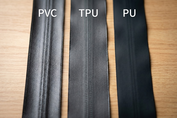 TPU coated waterproof zipper with physical film barrier