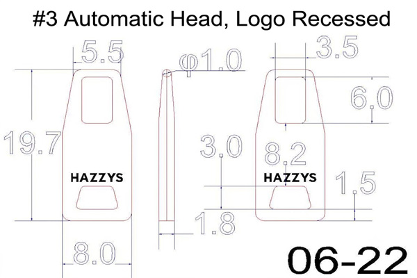 Custom Metal Puller Thickness and Hanging Hole Dimensions custom metal zipper puller with logo hanging hole thickness and body thickness dimensions
