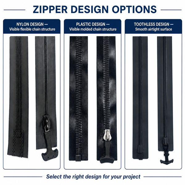 Airtight zipper series overview