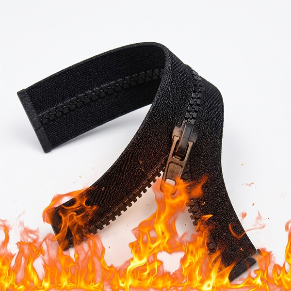 Fire retardant zipper made with Aramid Nomex tape for firefighter and racing PPE